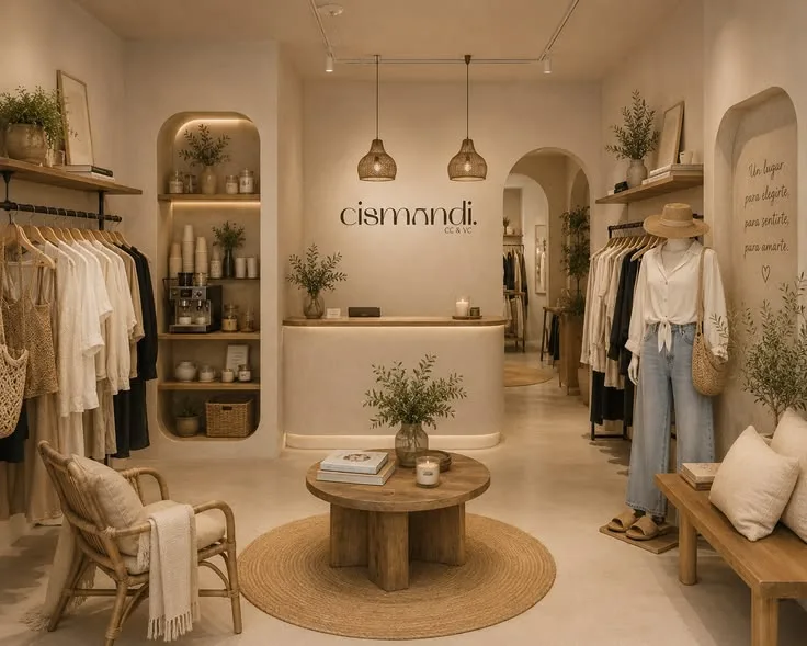 طراحی و اجرای دکوراسیون بوتیک لباس ماهرخ